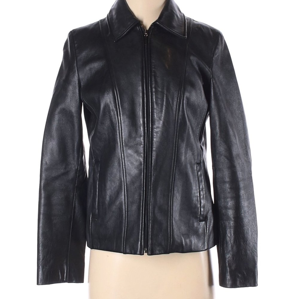 Kenneth Cole Vintage 90's Leather Jacket